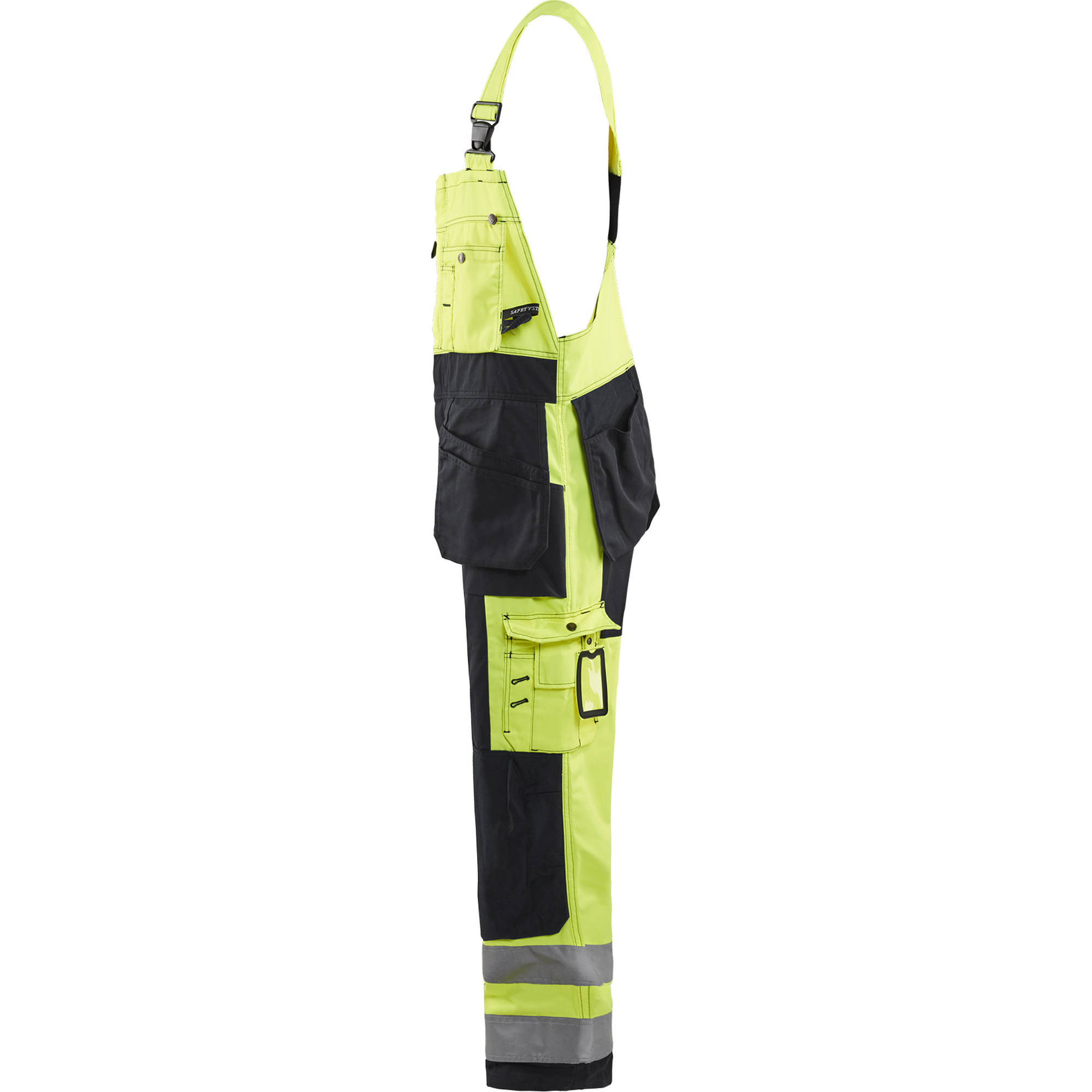Blaklader High Vis Bib and Brace, Yellow/Black (3)
