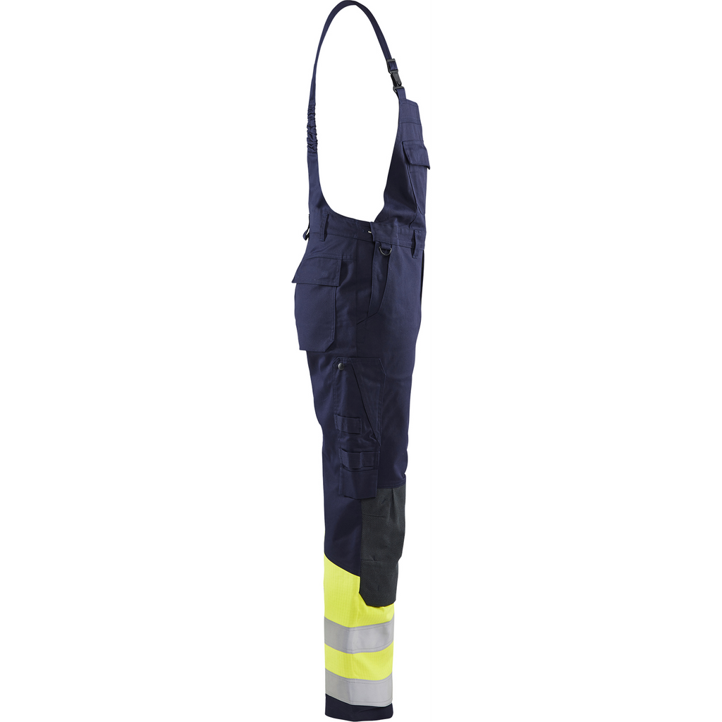 Blaklader Multi-Norm Bib and Brace, Navy/Yellow (2)