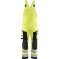 Blaklader Multinorm Bib and Brace, Yellow/Navy