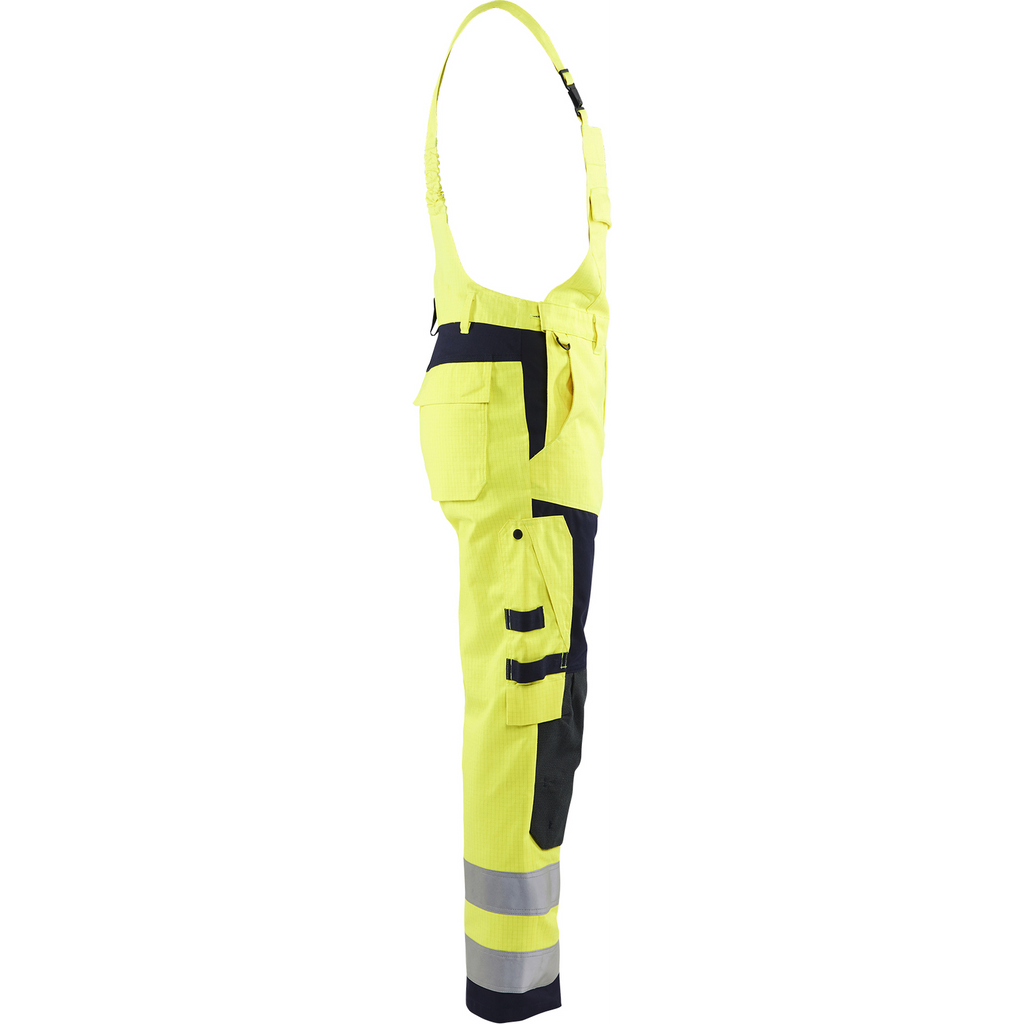 Blaklader Multinorm Bib and Brace, Yellow/Navy (2)