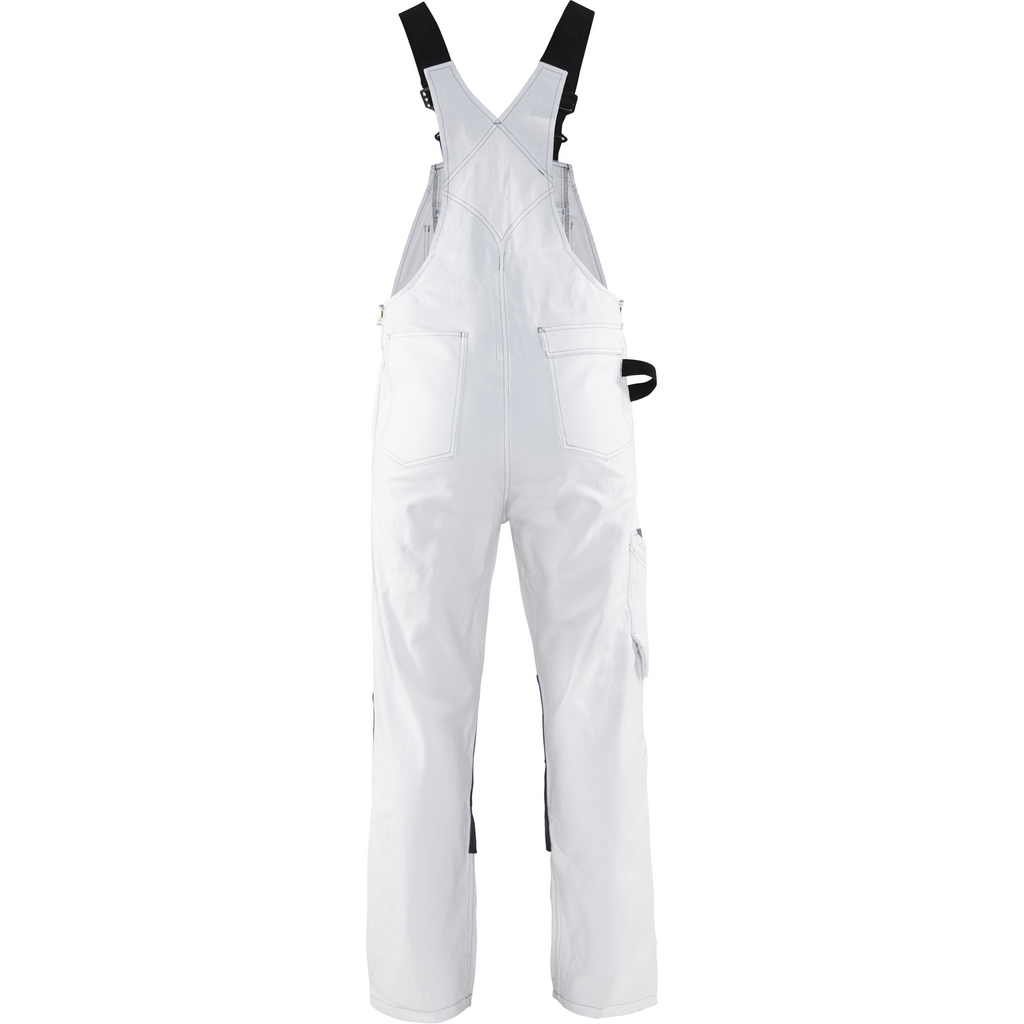 Blaklader Painters Bib and Brace, White/Dark Grey (4)
