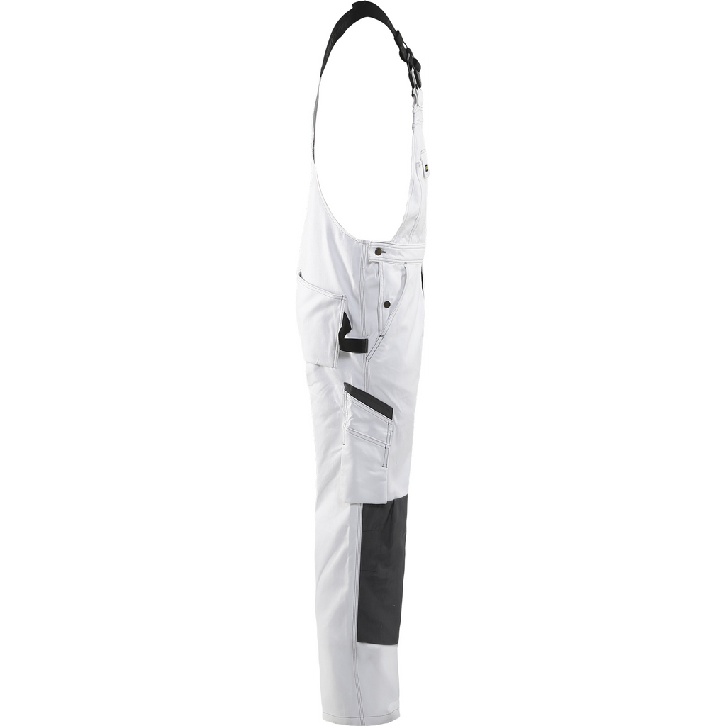Blaklader Painters Bib and Brace, White/Dark Grey (2)