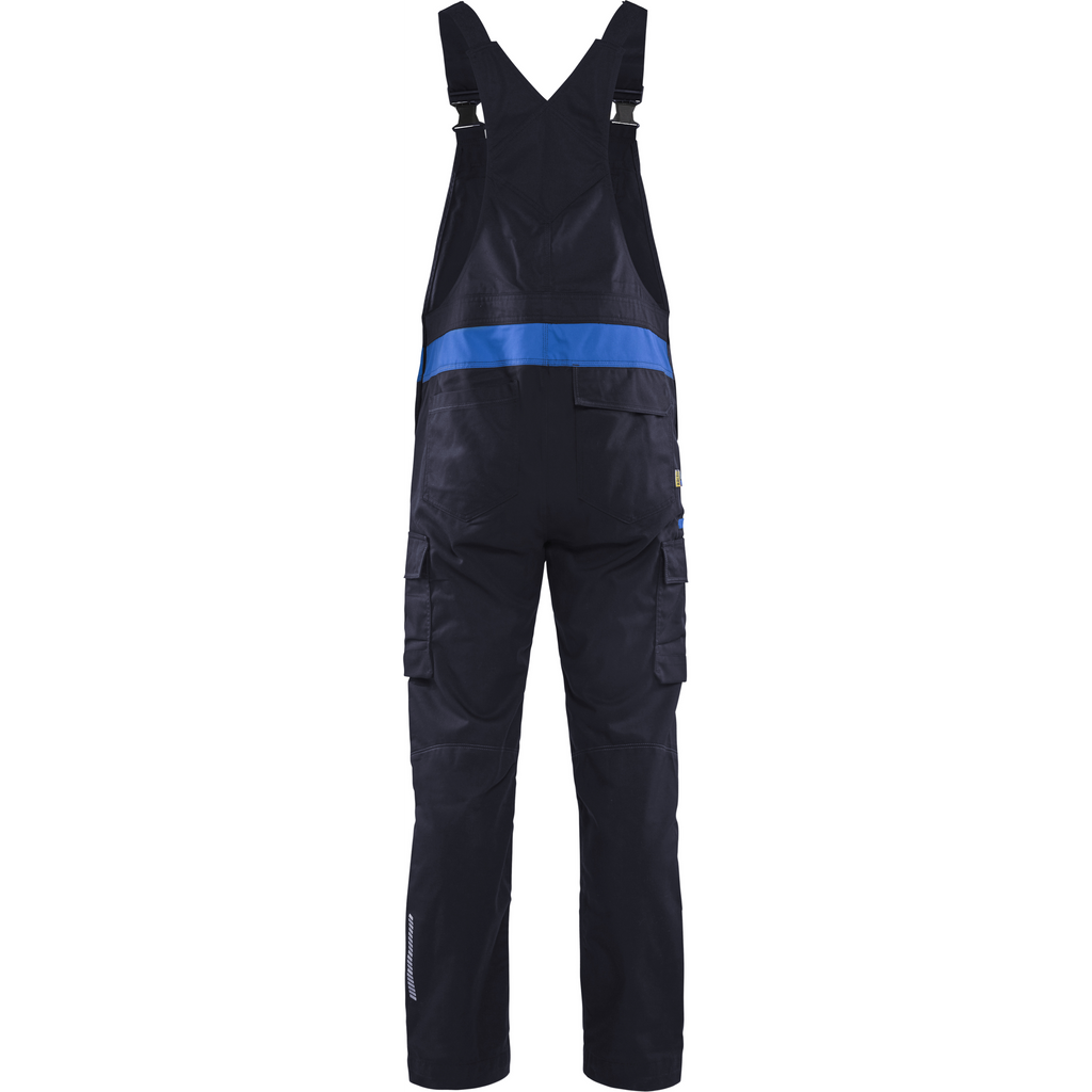 Blaklader Industry Bib and Brace, Navy/Royal Blue (4)