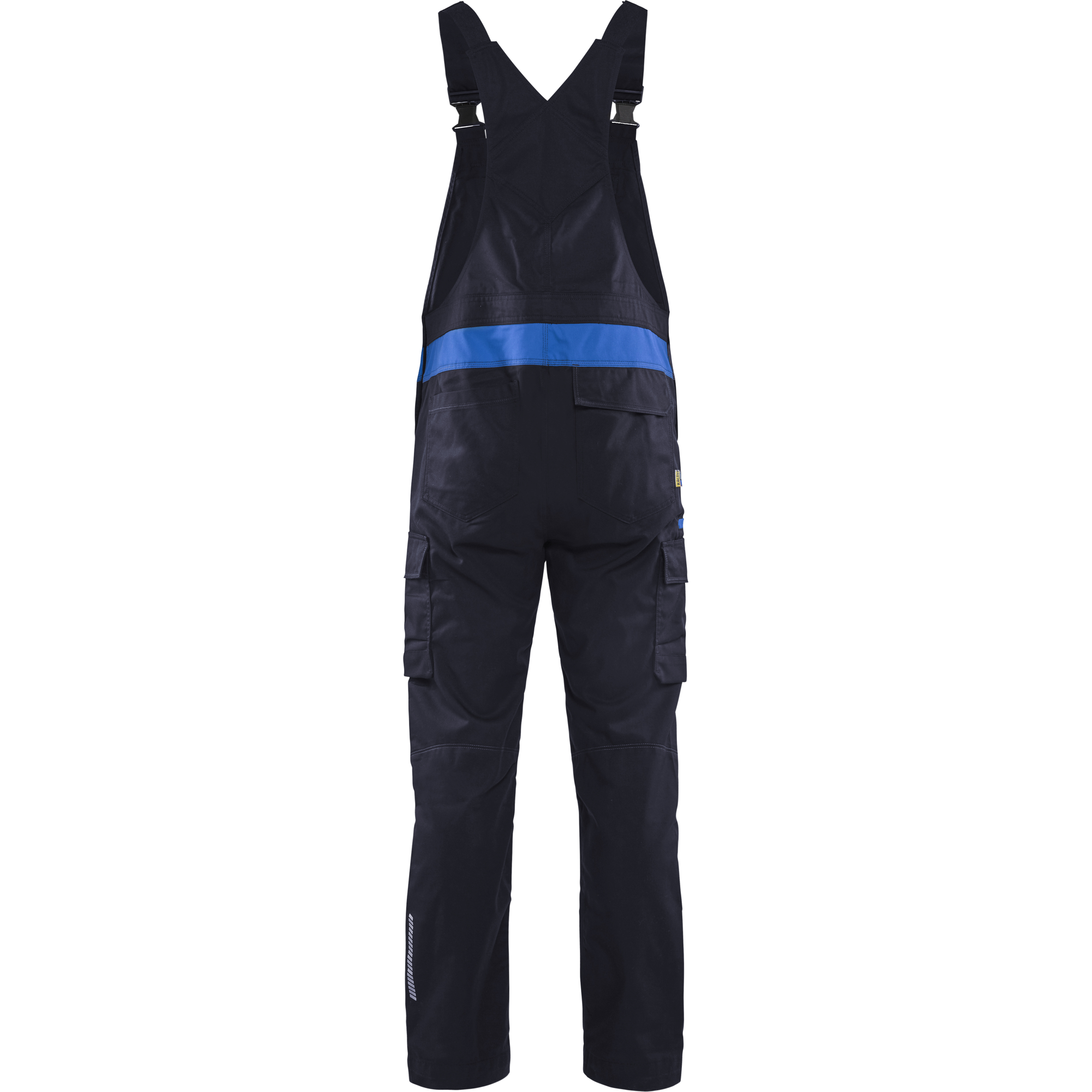 Blaklader Industry Bib and Brace, Navy/Royal Blue (4)