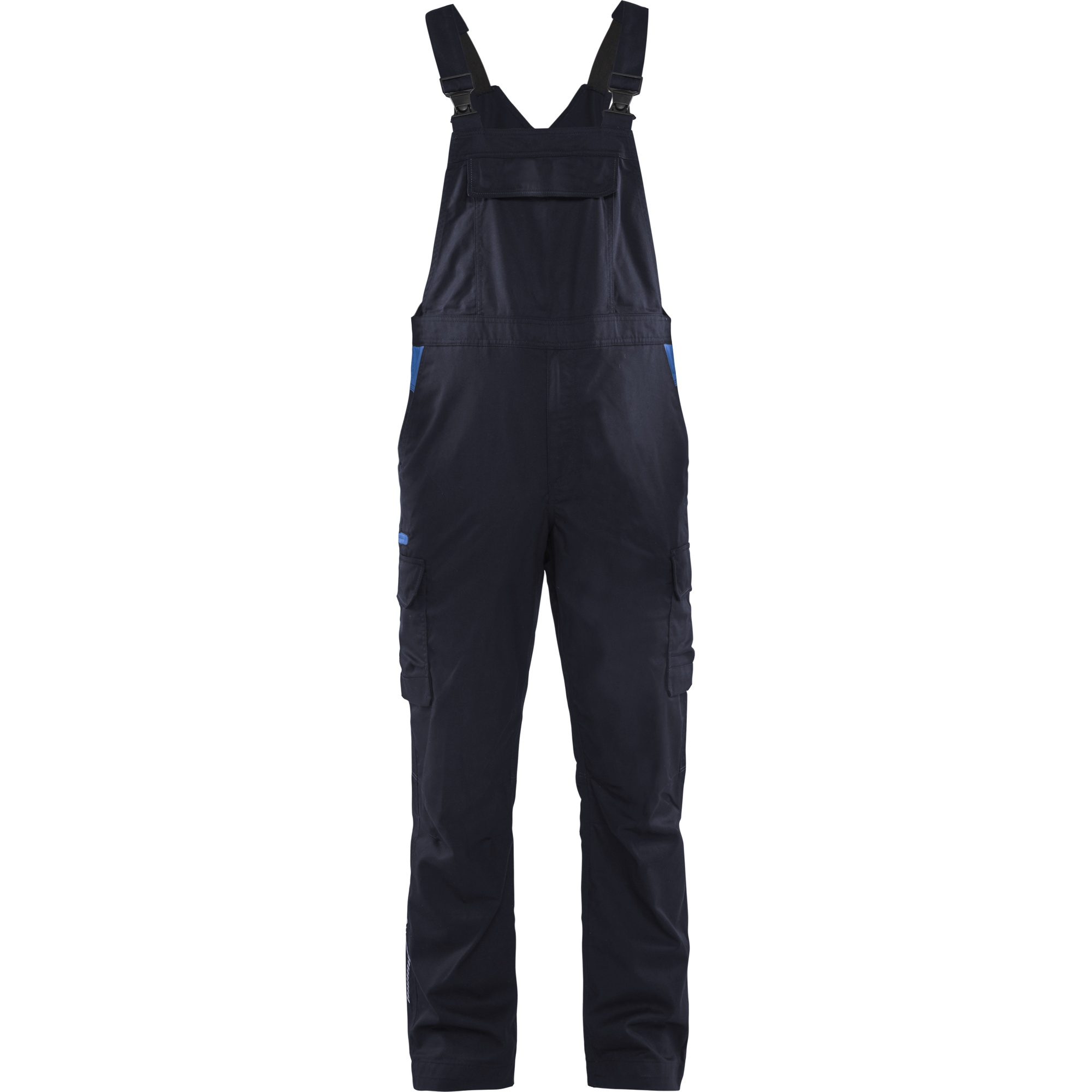 Blaklader Industry Bib and Brace, Navy/Royal Blue