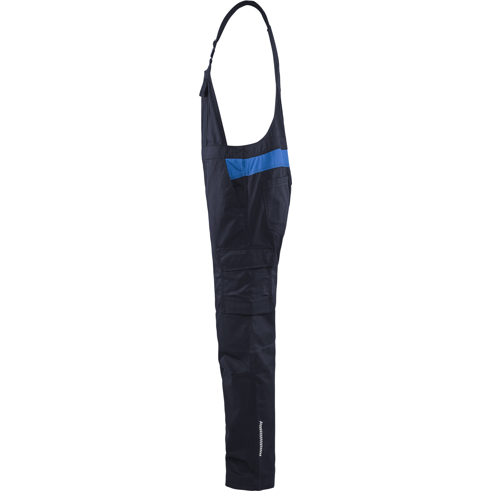 Blaklader Industry Bib and Brace, Navy/Royal Blue (3)