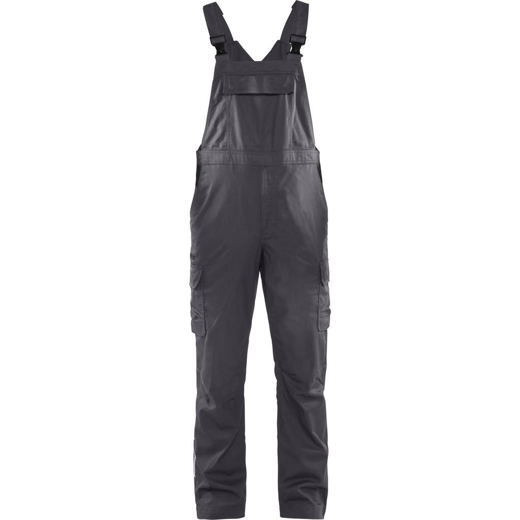 Blaklader Industry Bib and Brace, Medium Grey/Black