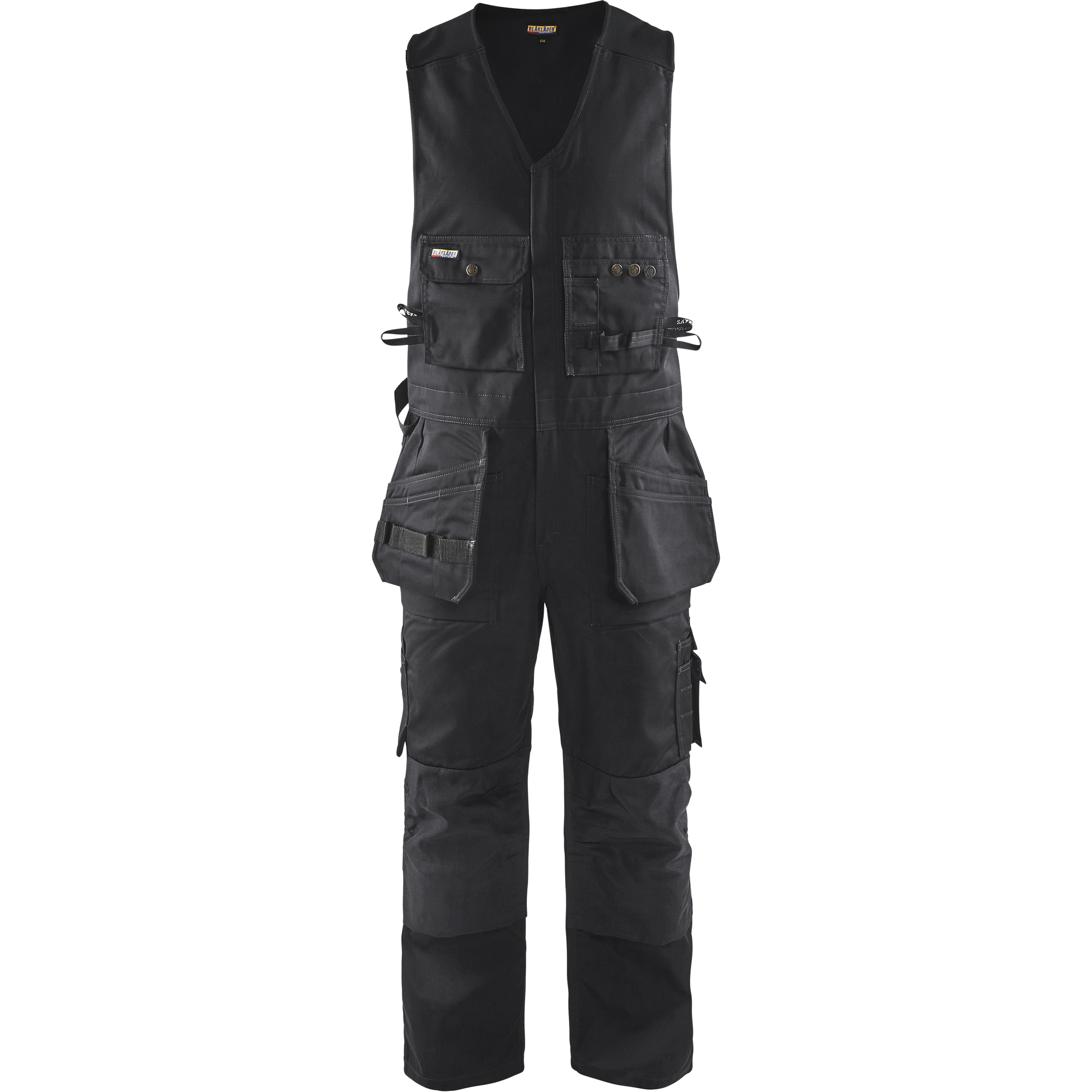 Blaklader Sleeveless Bib Overall, Black
