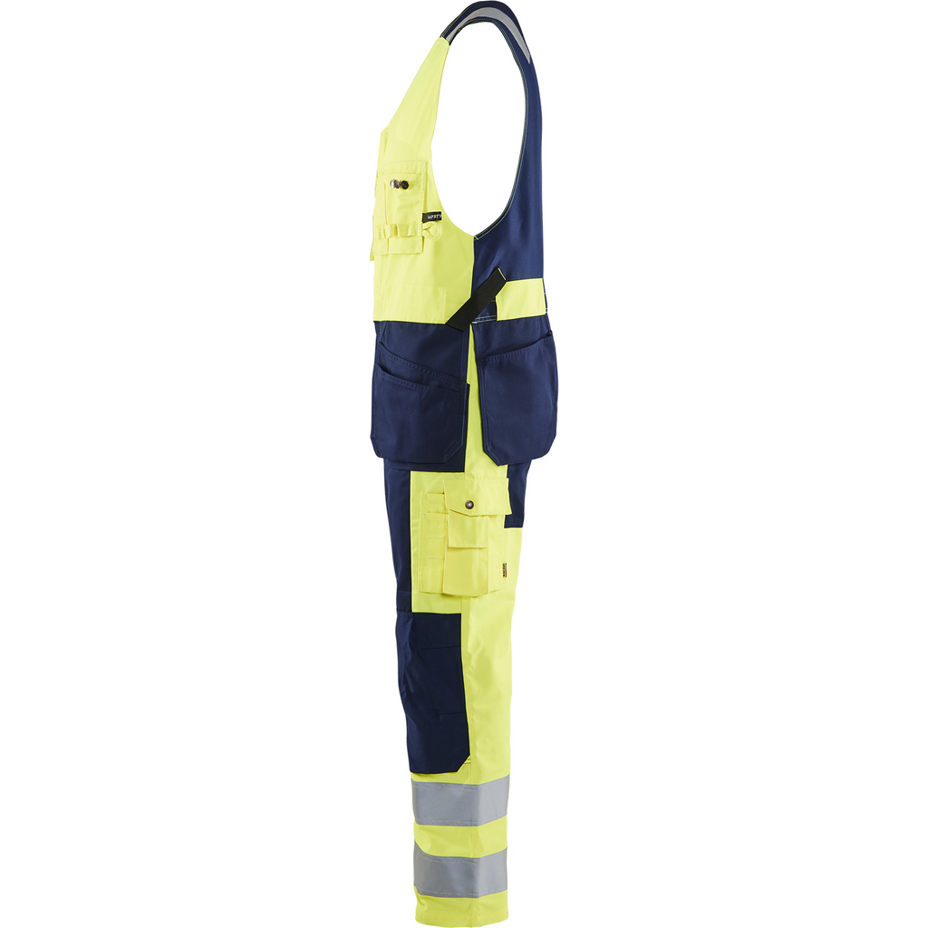 Blaklader High Vis Sleeveless Coverall, Yellow/Navy Blue (3)
