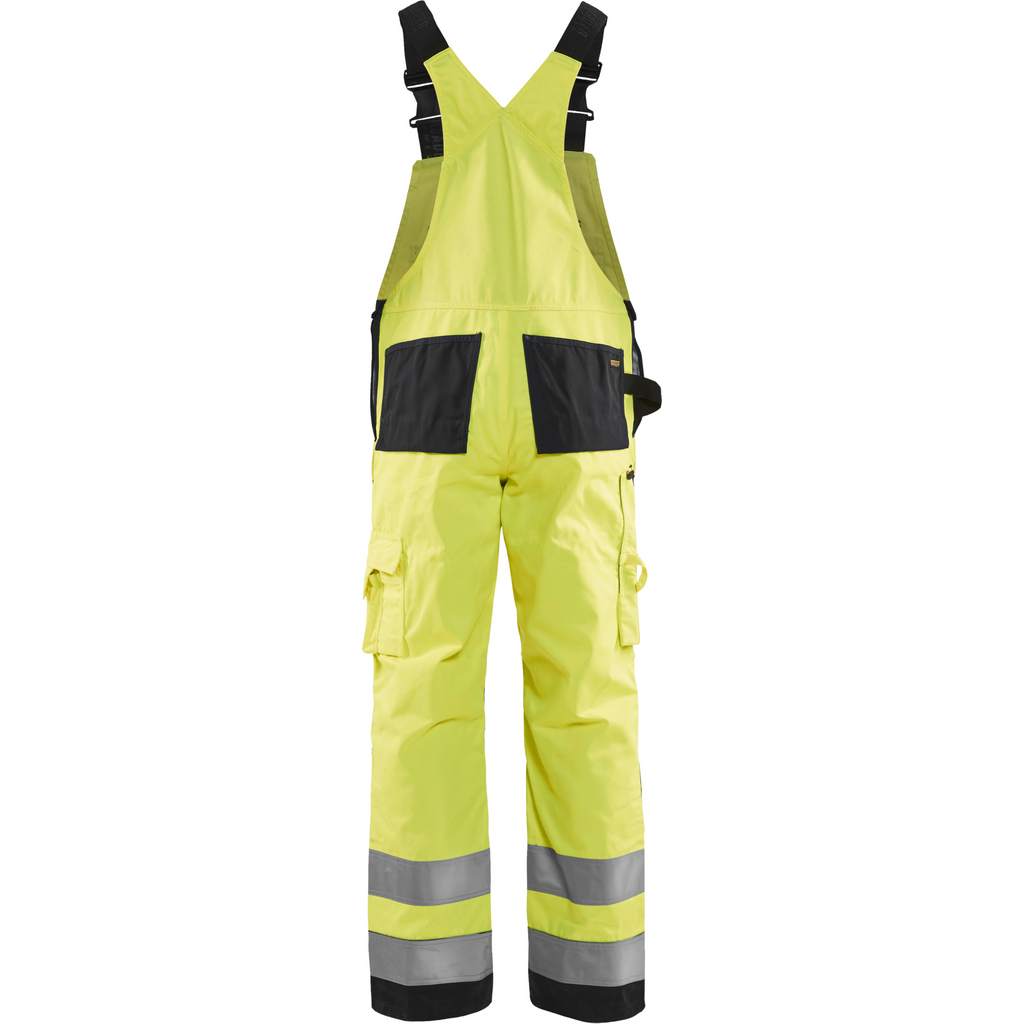 Blaklader High Vis Bib and Brace, Yellow/Black (4)