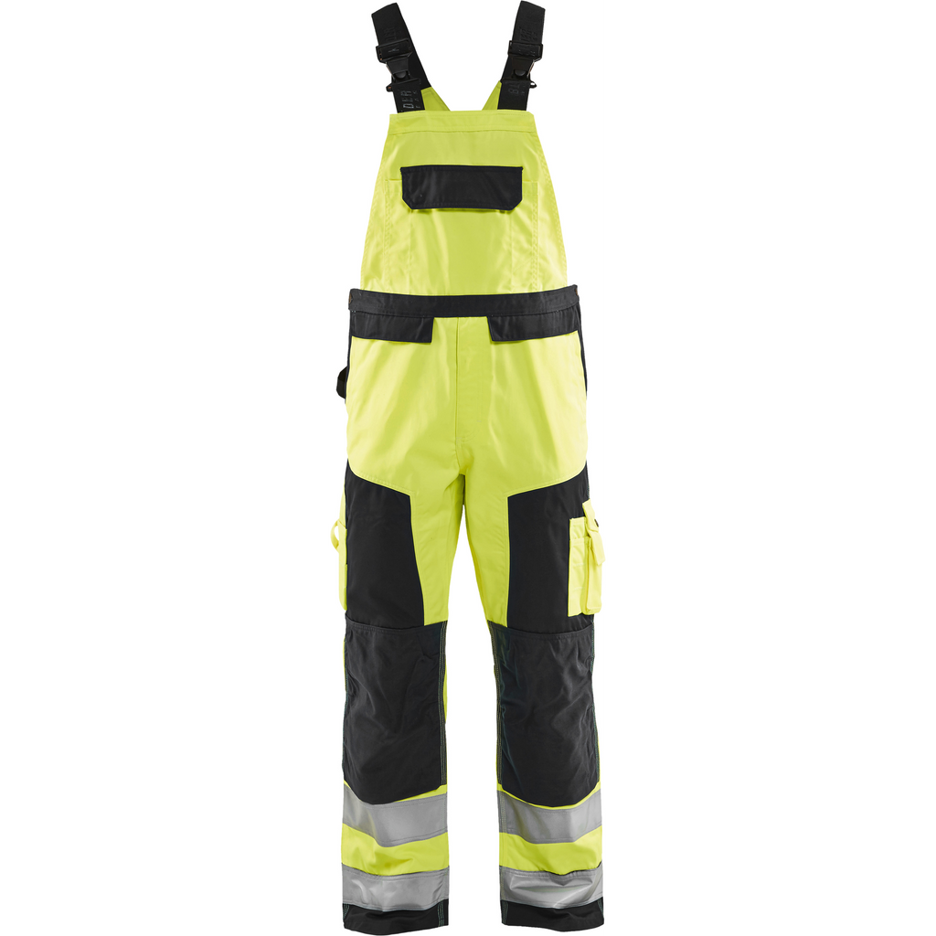 Blaklader High Vis Bib and Brace, Yellow/Black