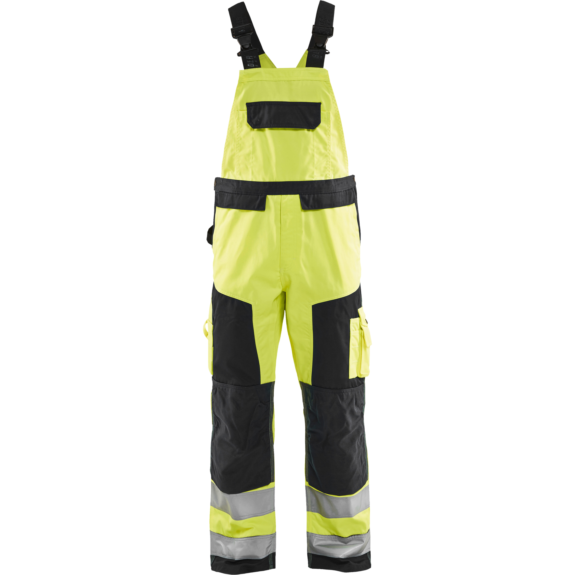 Blaklader High Vis Bib and Brace, Yellow/Black