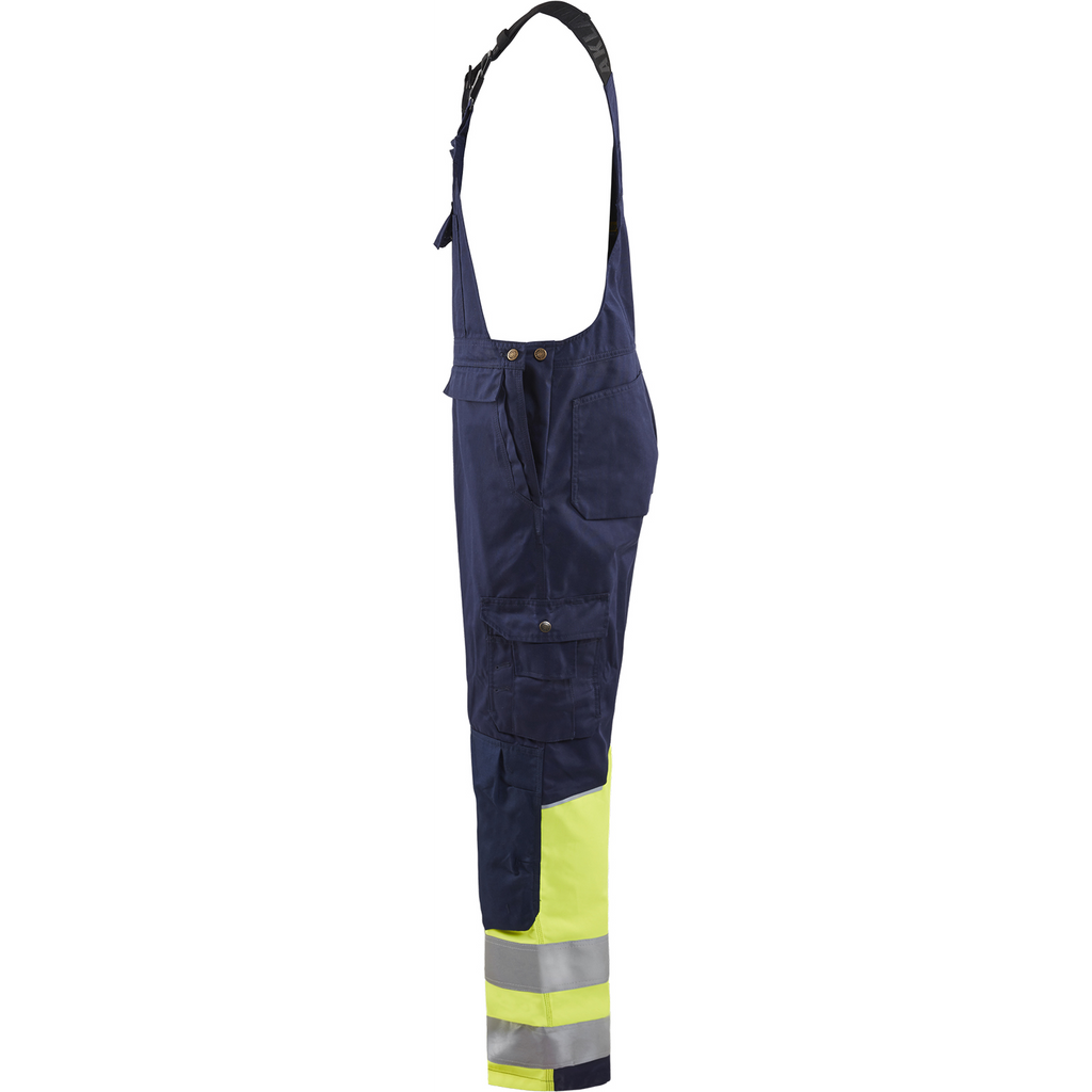 Blaklader High Vis Bib and Brace, Navy/ Yellow (3)