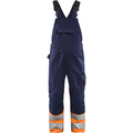 Blaklader High Vis Bib and Brace, Navy/Orange