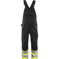 Blaklader High Vis Bib and Brace, Black/Yellow