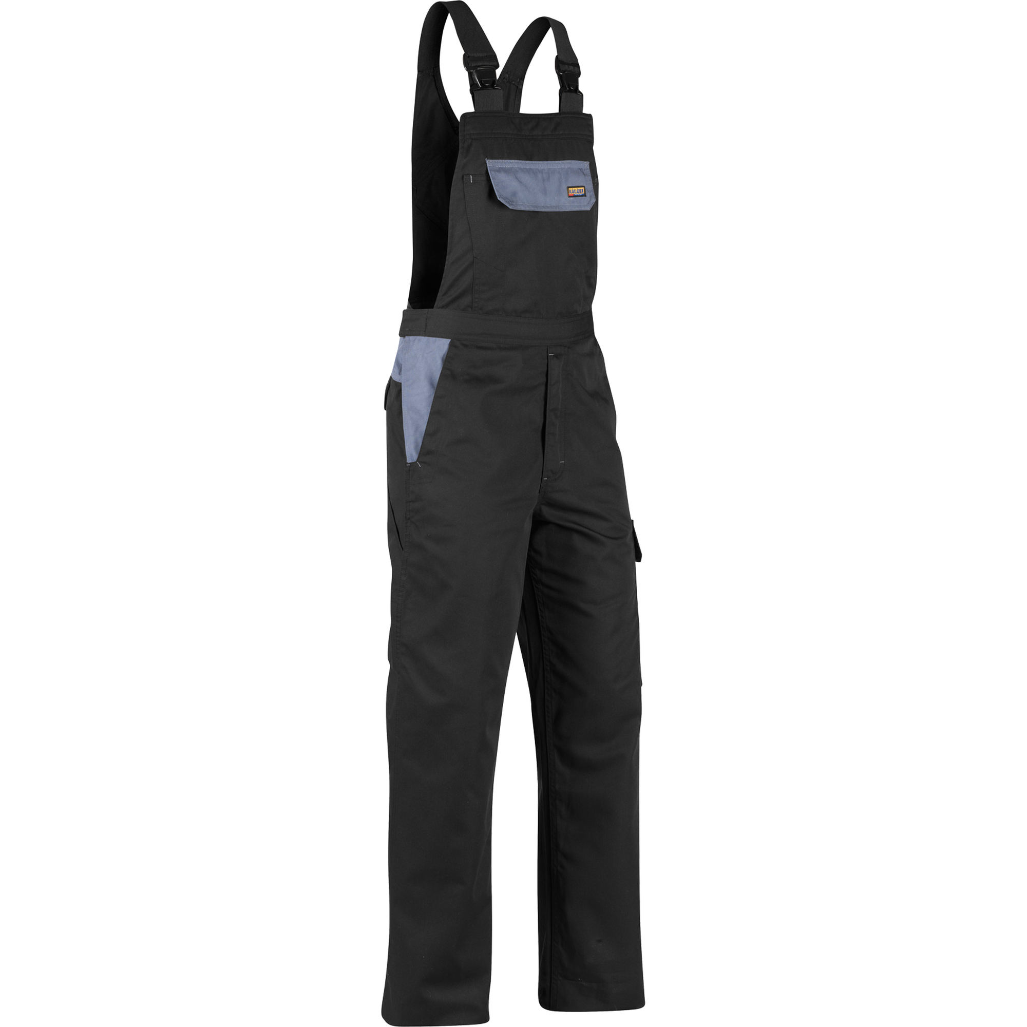 Blaklader Industry Bib and Brace, Black/Grey