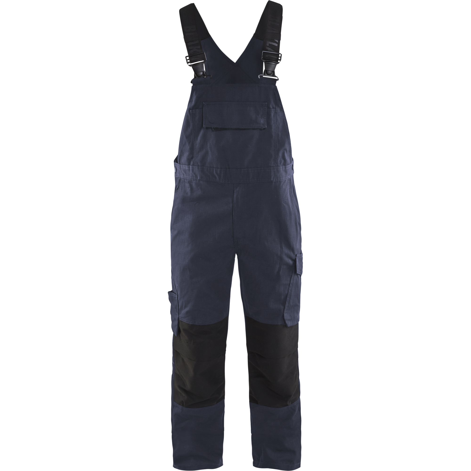 Blaklader Stretch Bib and Brace, Dark Navy/Black