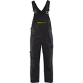 Blaklader Stretch Bib and Brace, Black/Yellow