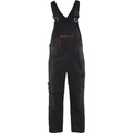 Blaklader Stretch Bib and Brace, Black/Red