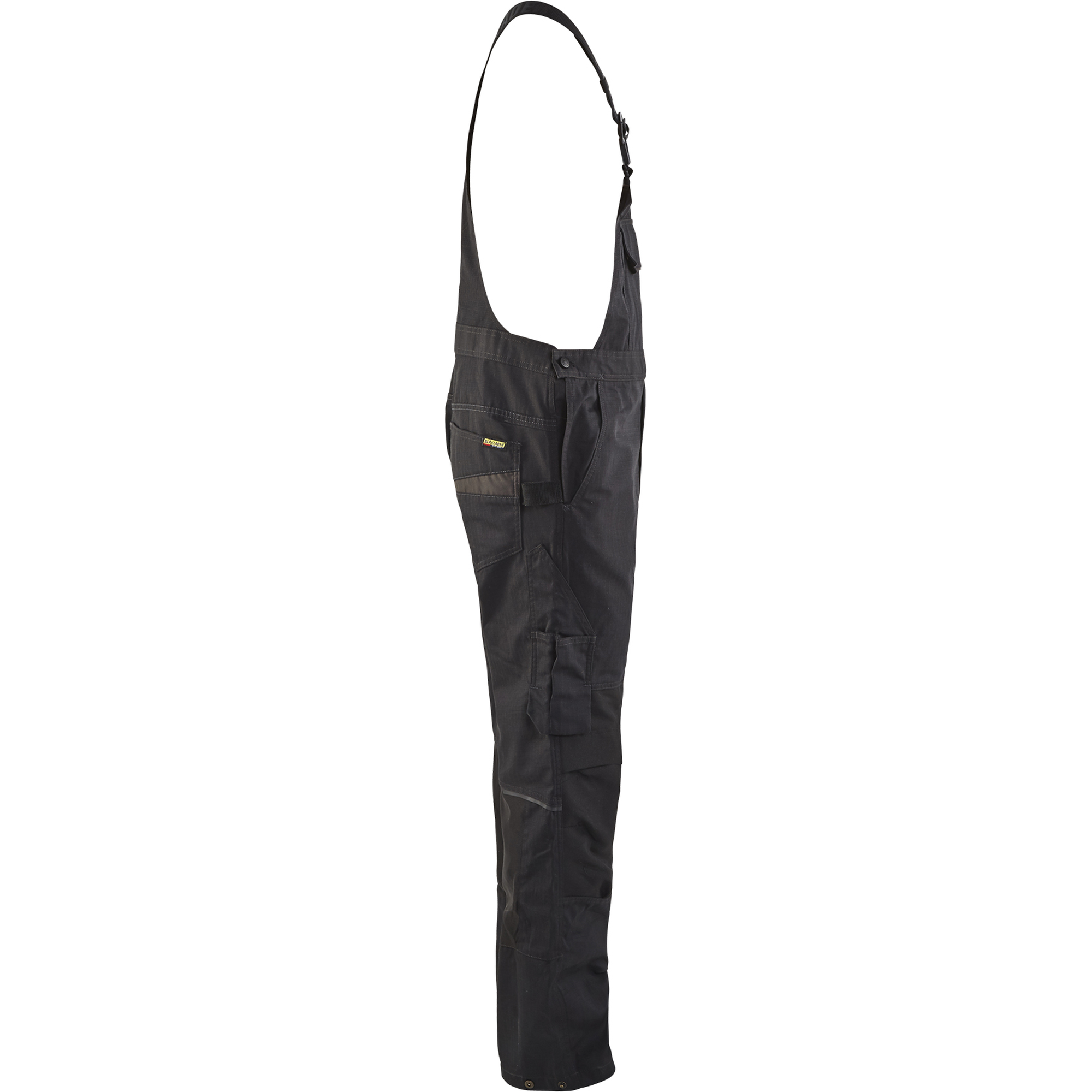 Blaklader Stretch Bib and Brace, Black/Dark Grey (2)
