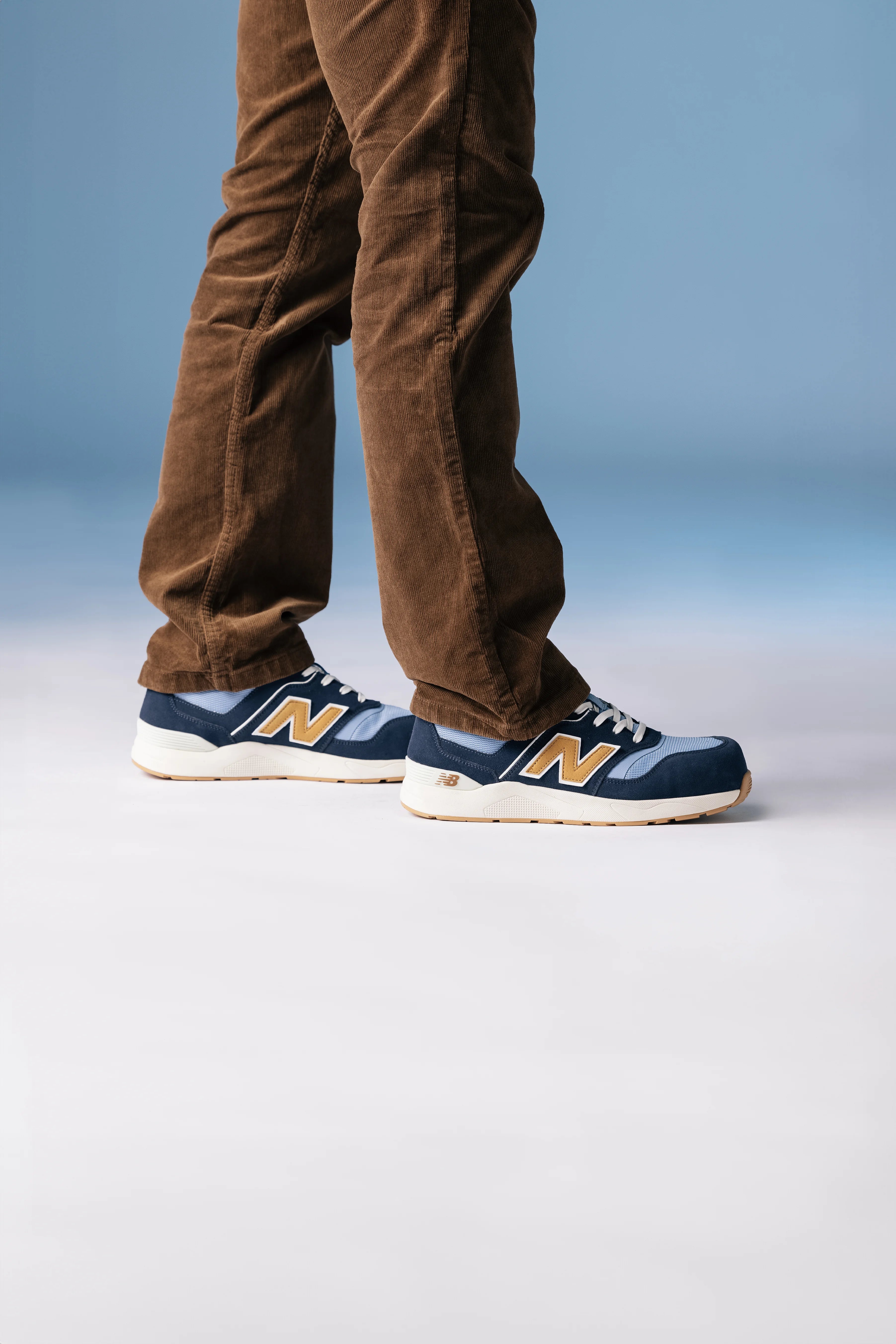 New Balance Elite Lite Safety Shoes S1 PL HRO FO SC SR Blue/coffee (12)