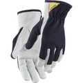 Blaklader Leather Work Glove, Dark Navy/White 12 pairs