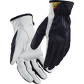 Blaklader Leather Work Glove, Dark Navy/White 12 pairs