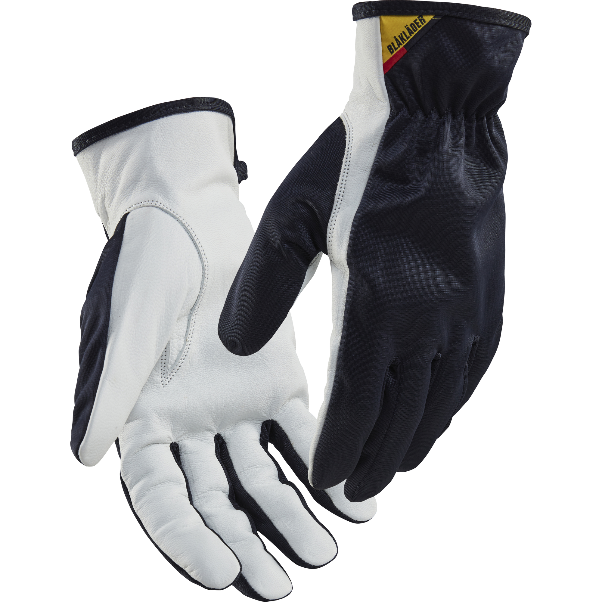 Blaklader Leather Work Glove, Dark Navy/White 12 pairs