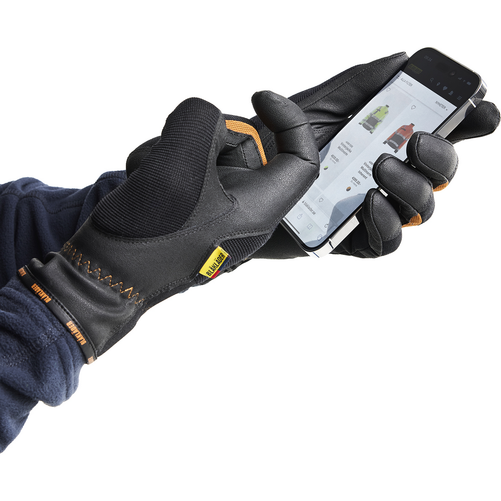 Blaklader Supreme Strong Precision Glove, Black/Rust (2)