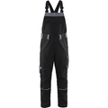 Blaklader Flame Resistant Bib and Brace, Black/Grey