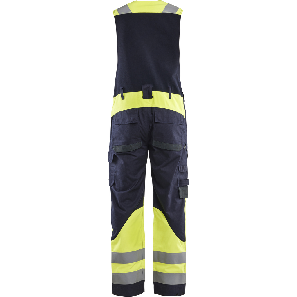 Blaklader Sleeveless Overall, Navy/Yellow (4)