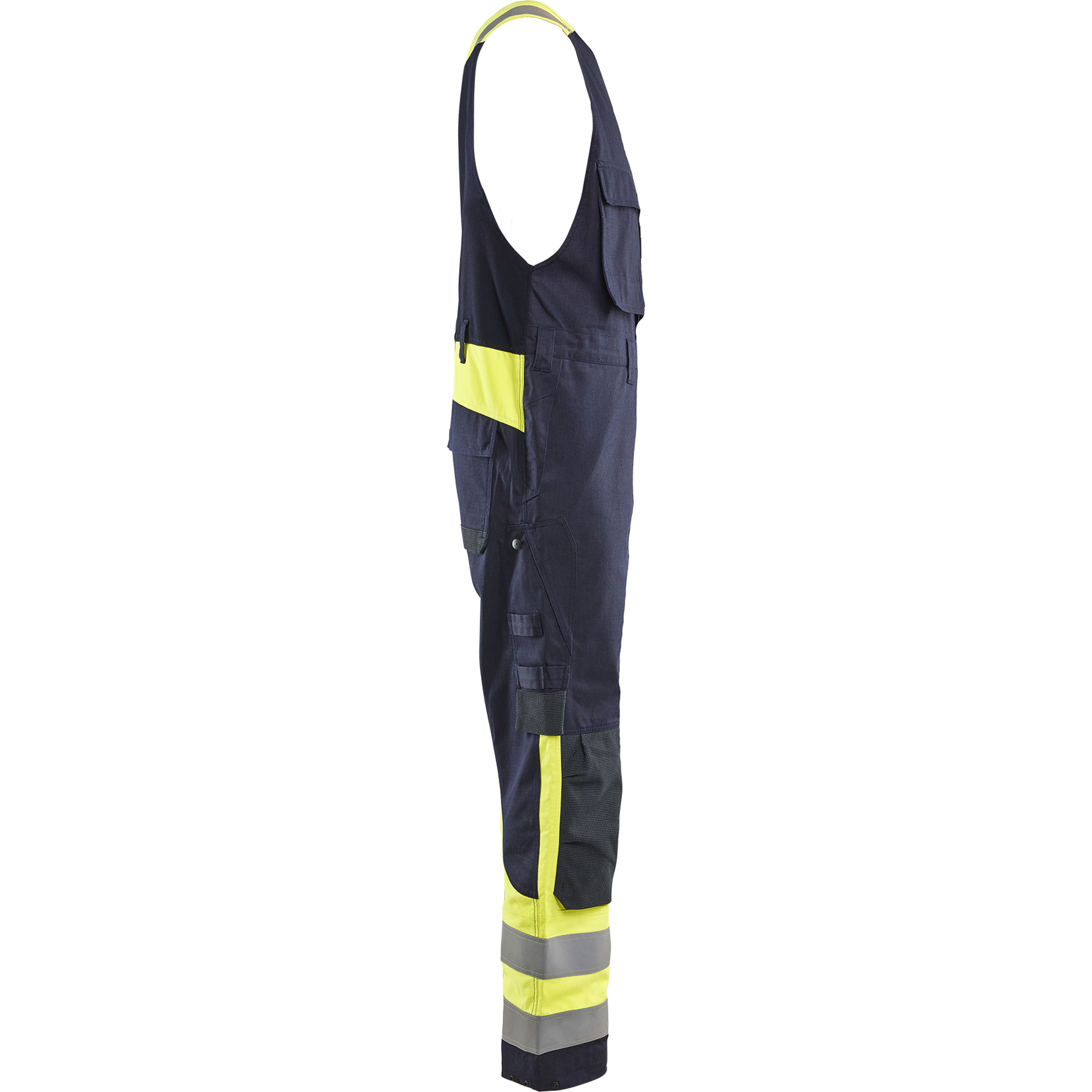 Blaklader Sleeveless Overall, Navy/Yellow (2)