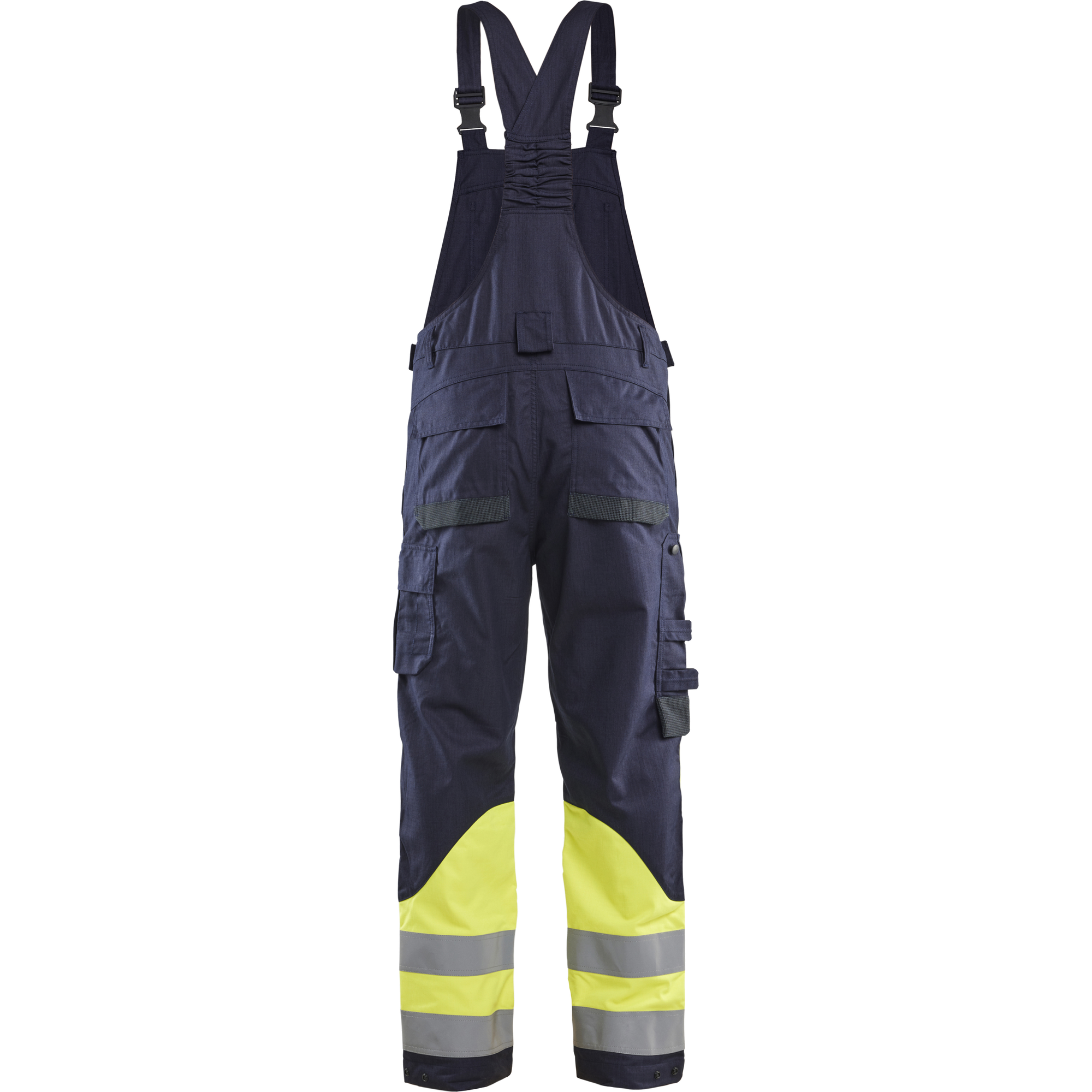 Blaklader Multi-Norm Bib and Brace, Navy/Yellow (6)
