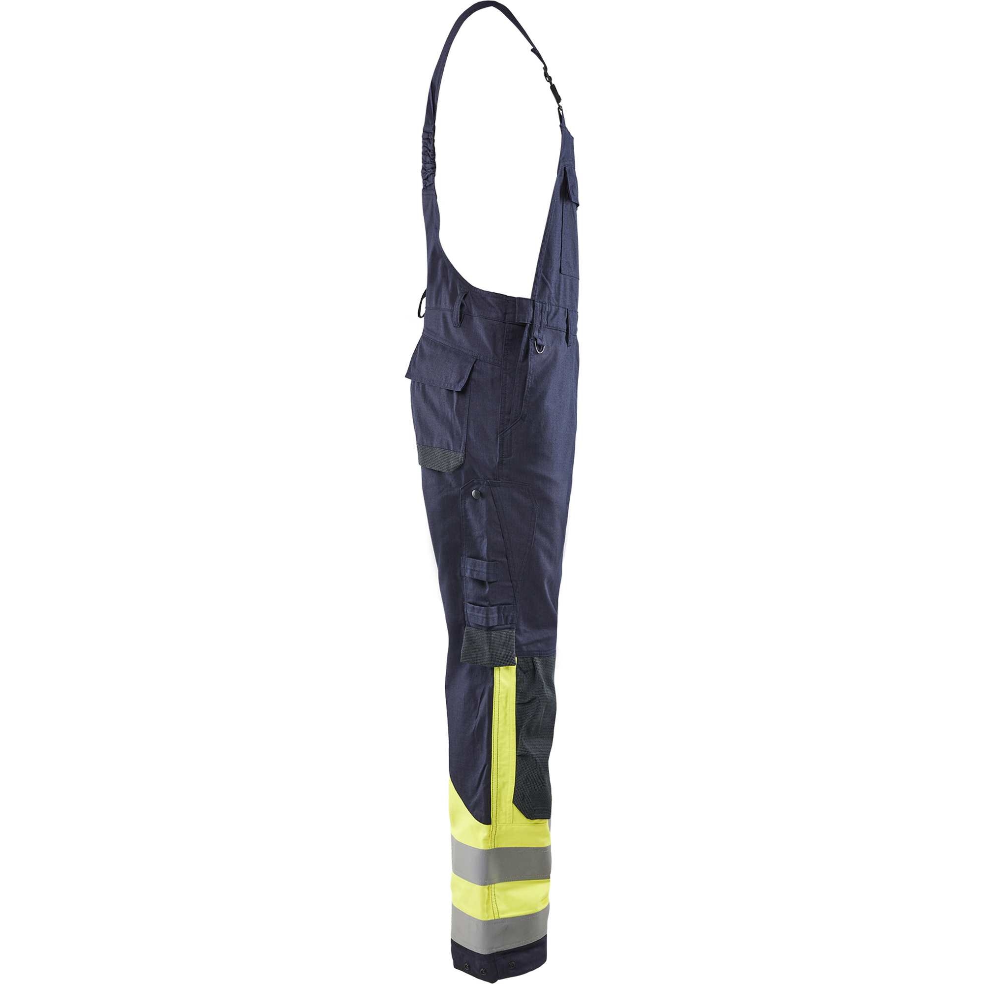 Blaklader Multi-Norm Bib and Brace, Navy/Yellow (2)