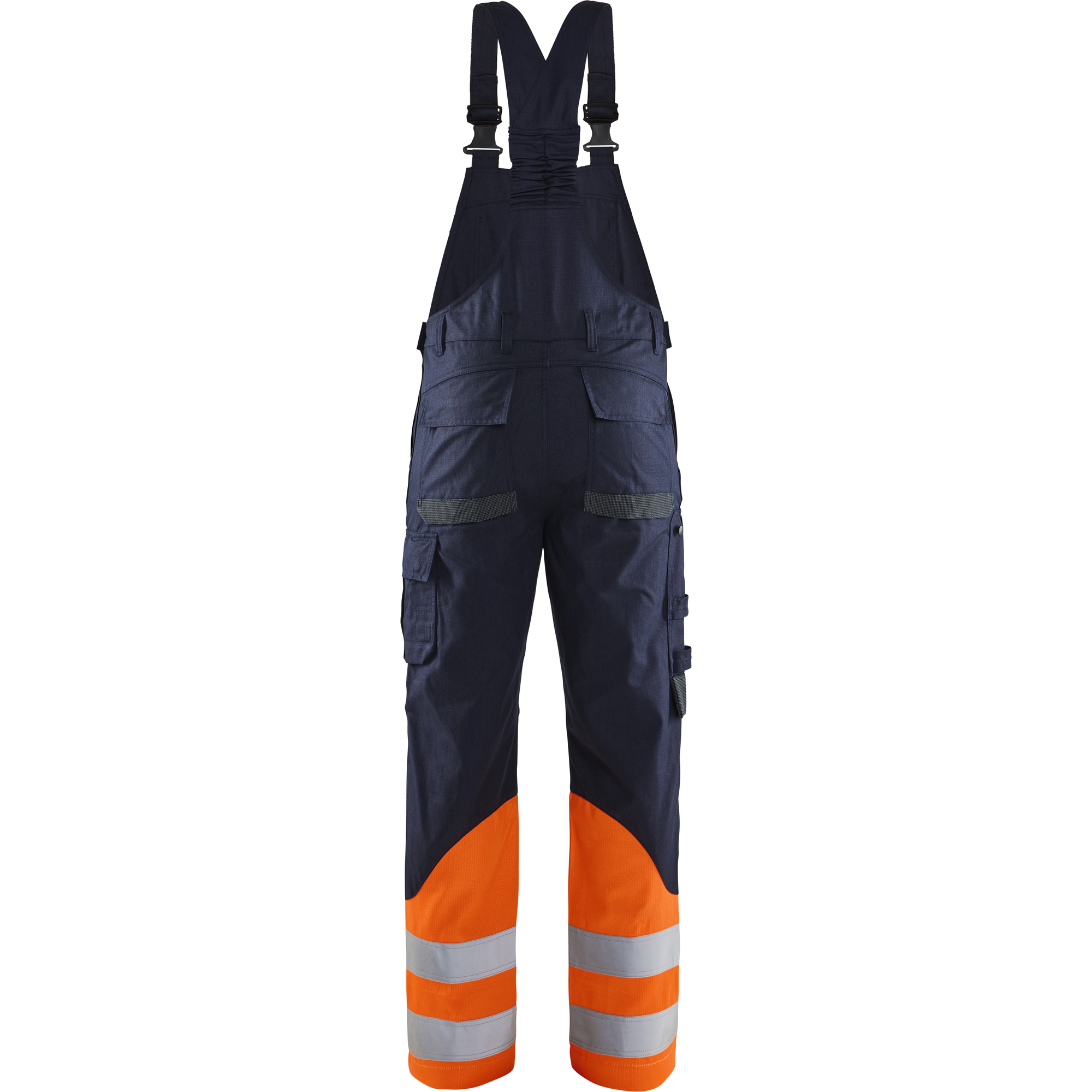 Blaklader Multi-Norm Bib and Brace, Navy/Orange (6)