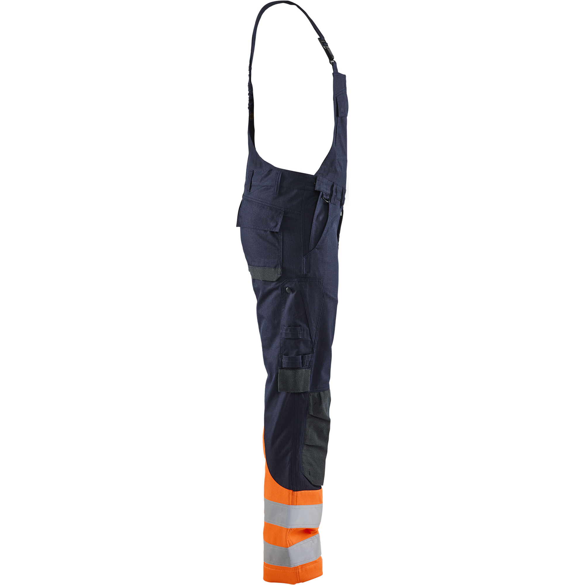 Blaklader Multi-Norm Bib and Brace, Navy/Orange (2)