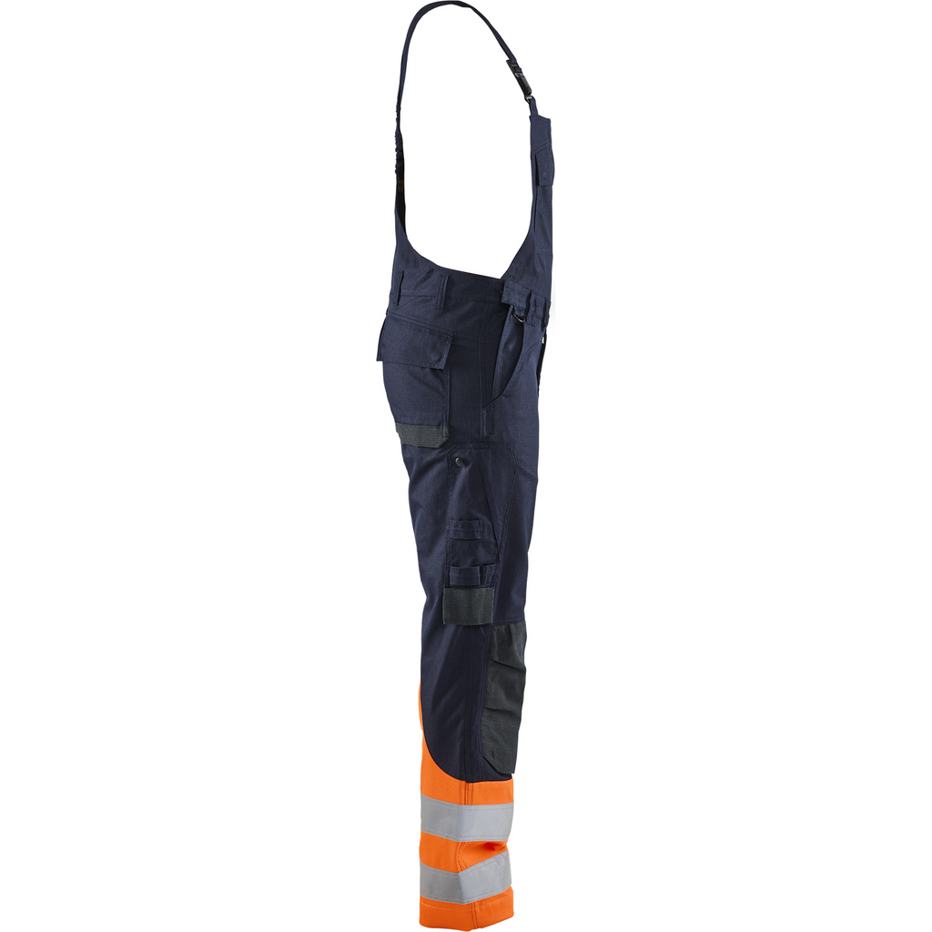 Blaklader Multi-Norm Bib and Brace, Navy/Orange (5)