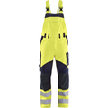 Blaklader Multinorm Bib and Brace, Yellow/Navy