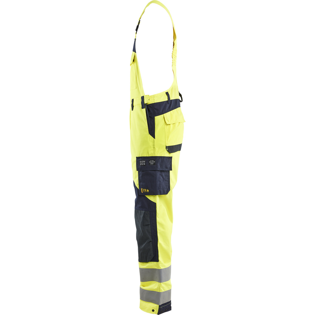 Blaklader Multinorm Bib and Brace, Yellow/Navy (3)