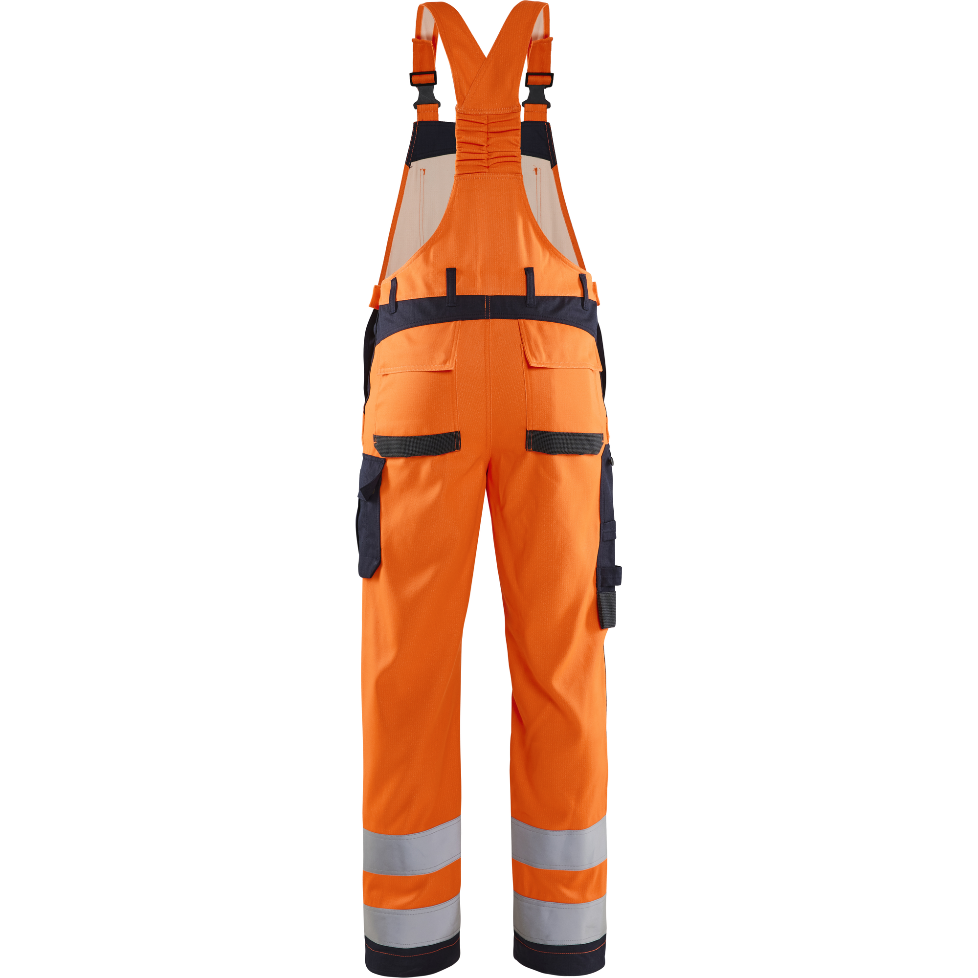 Blaklader Multi-Norm Bib and Brace, Orange/Navy (4)