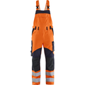 Blaklader Multi-Norm Bib and Brace, Orange/Navy