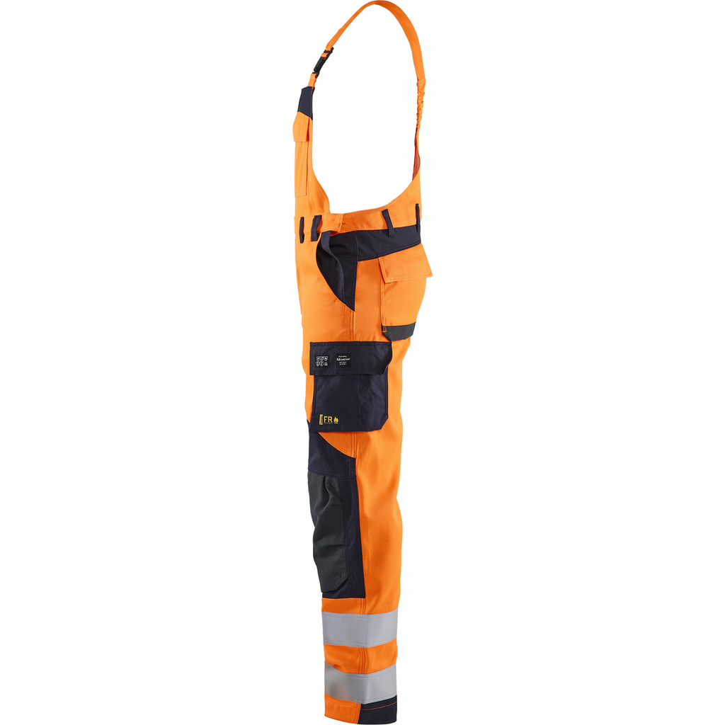 Blaklader Multi-Norm Bib and Brace, Orange/Navy (3)