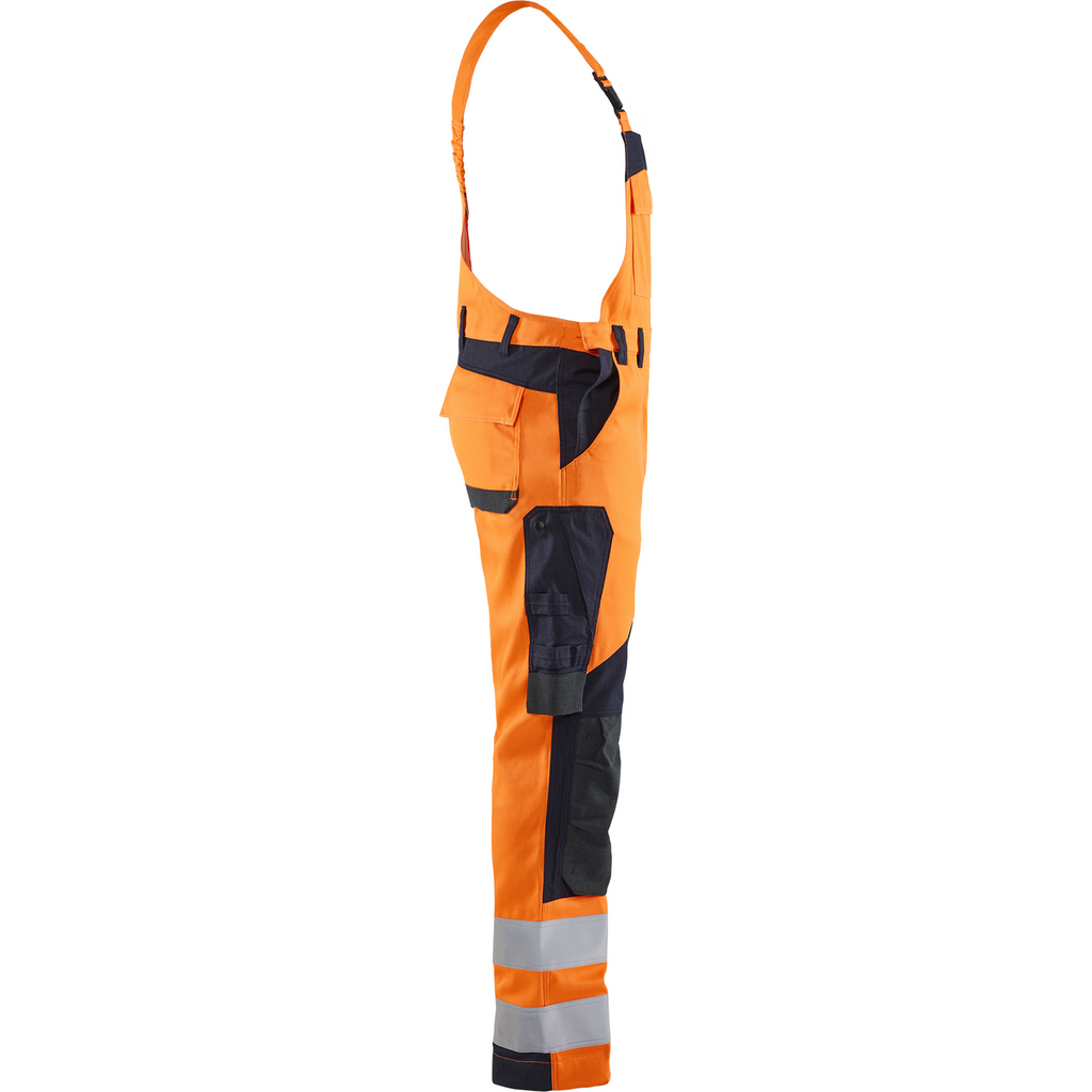 Blaklader Multi-Norm Bib and Brace, Orange/Navy (2)