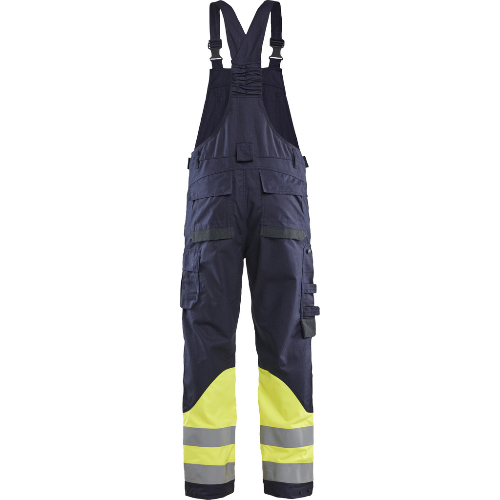 Blaklader APC 2 Dungarees, navy blue/ yellow (4)