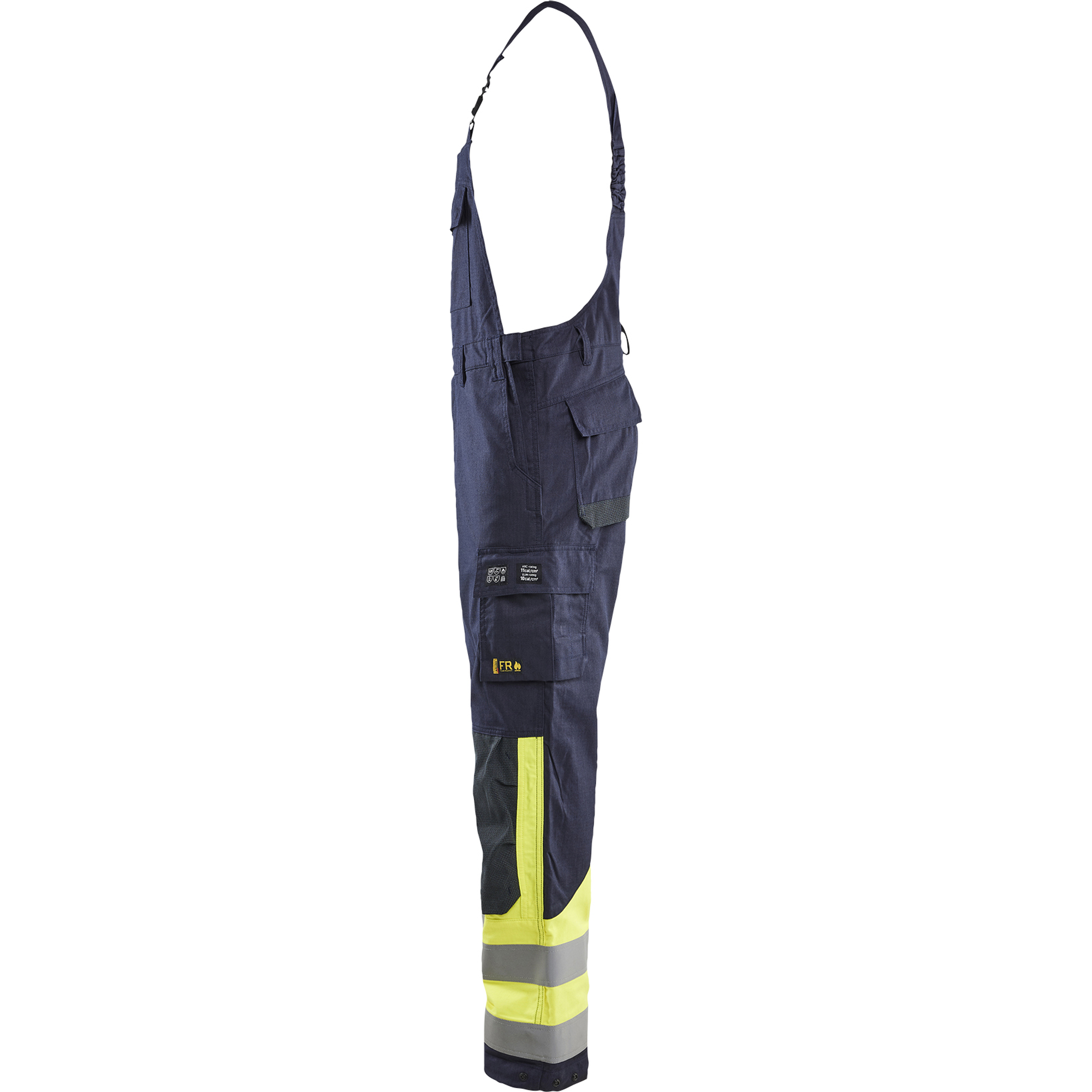Blaklader APC 2 Dungarees, navy blue/ yellow (3)
