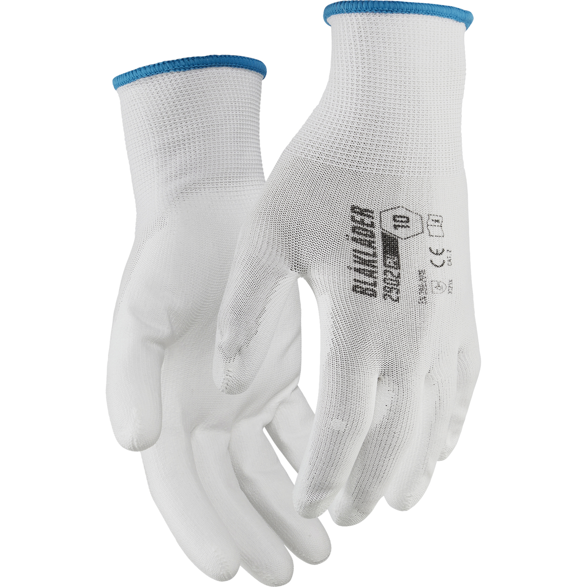Blaklader PU Dipped Work Glove, White 12 pairs