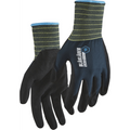 Blaklader Nitrile Coated Work Glove, Dark Navy Blue 12 pairs