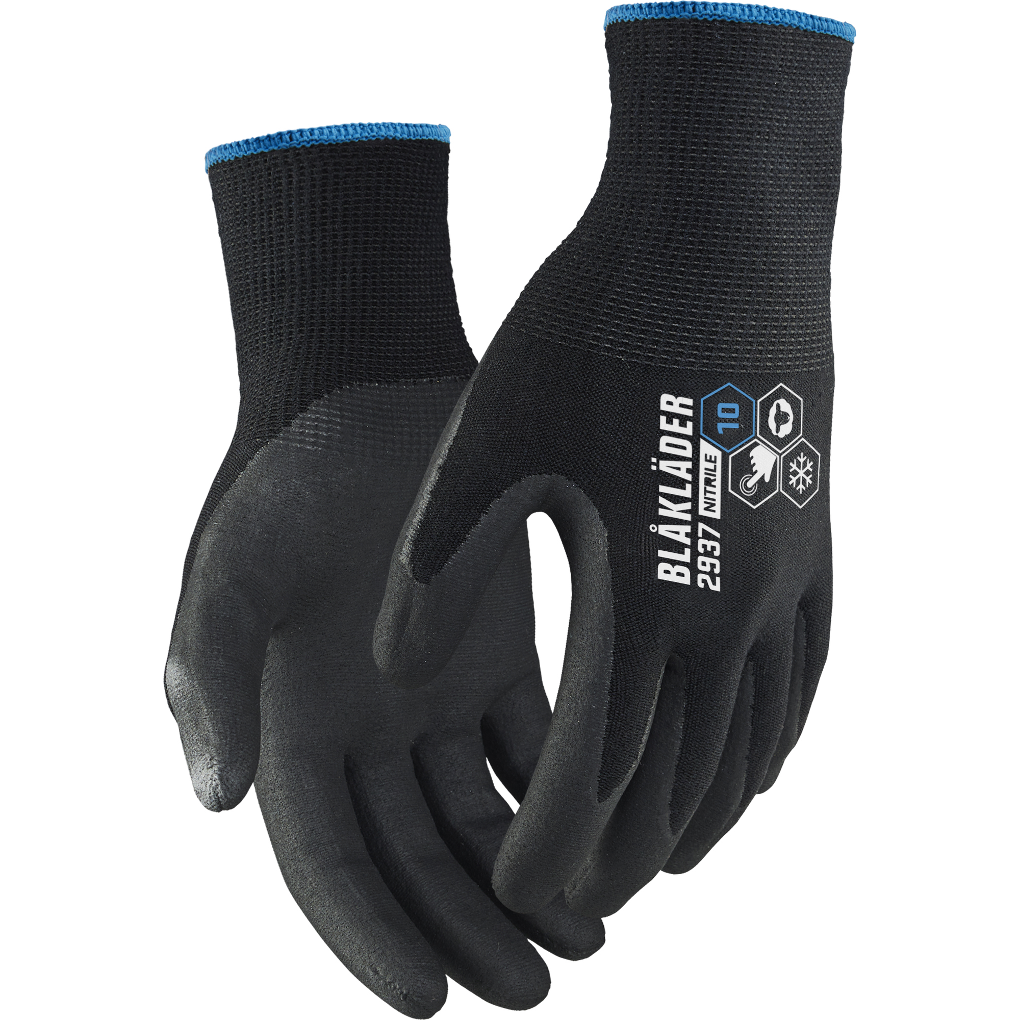 Blaklader Supreme warm Lightly Lined Winter Glove, Black 6 pairs