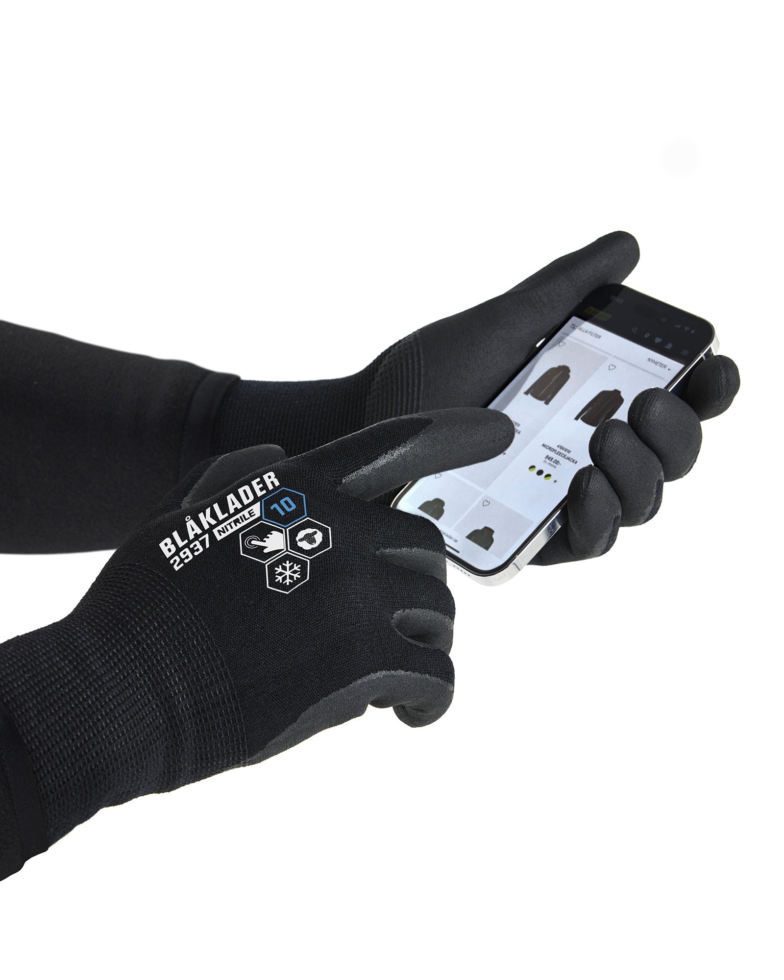 Blaklader Supreme warm Lightly Lined Winter Glove, Black 6 pairs (2)