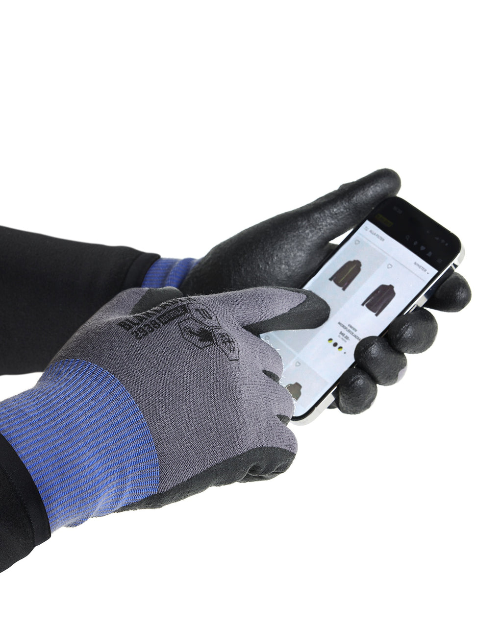 Blaklader Lightly Lined Winter Glove, Grey 6 pairs (2)